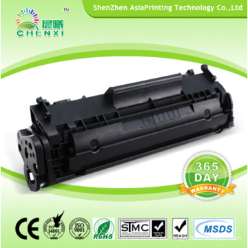 Cartucho de tóner láser compatible con proveedores de Shenzhen para HP 2612A